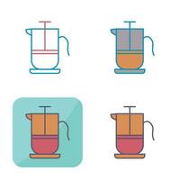 French Press Vector Icon