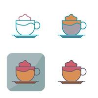 Latte Vector Icon