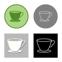 icono de vector de taza de té