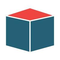 Box Vector Glyph Two Color Icon For Personal And Commercial Use.