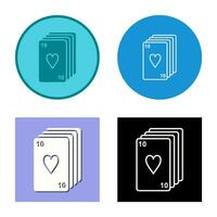 Deck of Cards Vector Icon