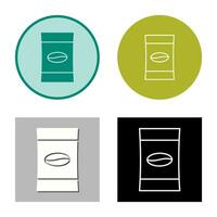 Coffee Packets Vector Icon