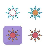 UV Radiation Vector Icon