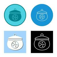 Cookie Jar Vector Icon