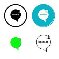 Message Bubbles Vector Icon