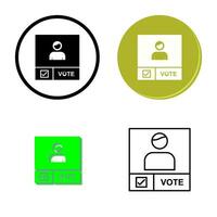 Candidate Banner Vector Icon