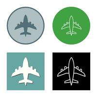 icono de vector de avión