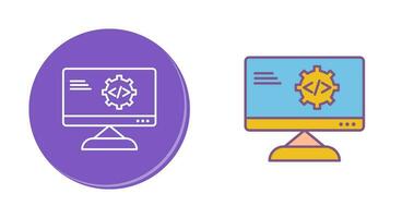 Unique Code Optimization Vector Icon