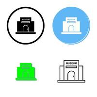 Museum Building Vector Icon