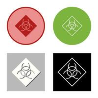 Biological Hazard Vector Icon