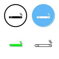 icono de vector de cigarro