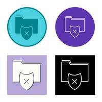 Vulnerable Folder Vector Icon