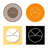 Pie Chart Analysis Vector Icon
