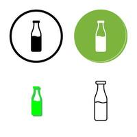 Milk Bottle Vector Icon