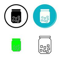 Sugar Bottle Vector Icon