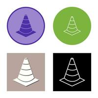 Unique Cone Vector Icon