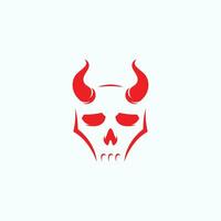 Devil logo symbol vector template