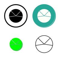 Pie Chart Analysis Vector Icon