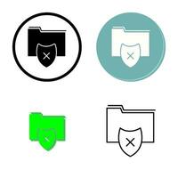 Vulnerable Folder Vector Icon