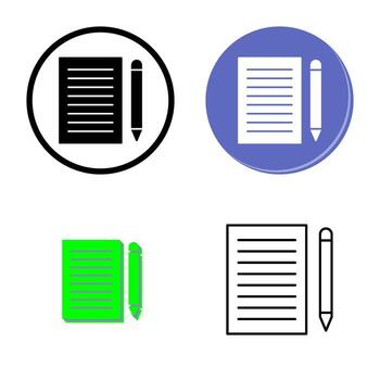 Write Feedback Vector Icon