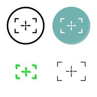 Unique Focus Vector Icon