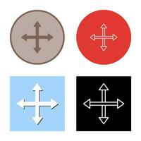 Unique Move Vector Icon