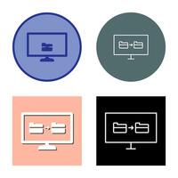 Unique File Sharing Vector Icon