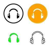 Unique Headphones Vector Icon