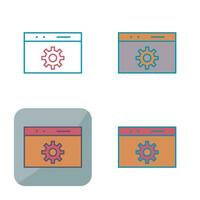 Unique Web Optimization Vector Icon