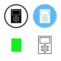 Unique Portfolio Management Vector Icon