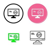 Unique Code Optimization Vector Icon