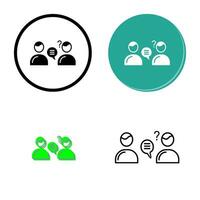 Unique Consulting Services Vector Icon