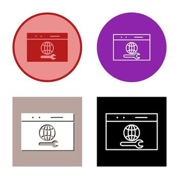 Unique Web Support Vector Icon