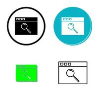 Unique Browser Vector Icon