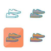 icono de vector de zapatillas