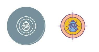 Bug Target Vector Icon