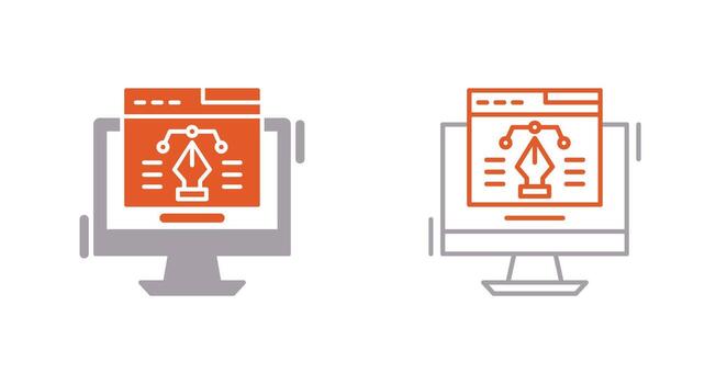 icono de vector de diseño web