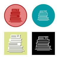 icono de vector de libros