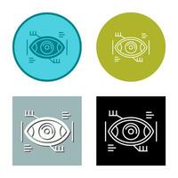 Eye Recongnition Vector Icon