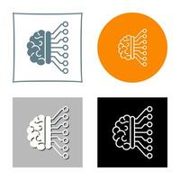 Machine Learning Vector Icon