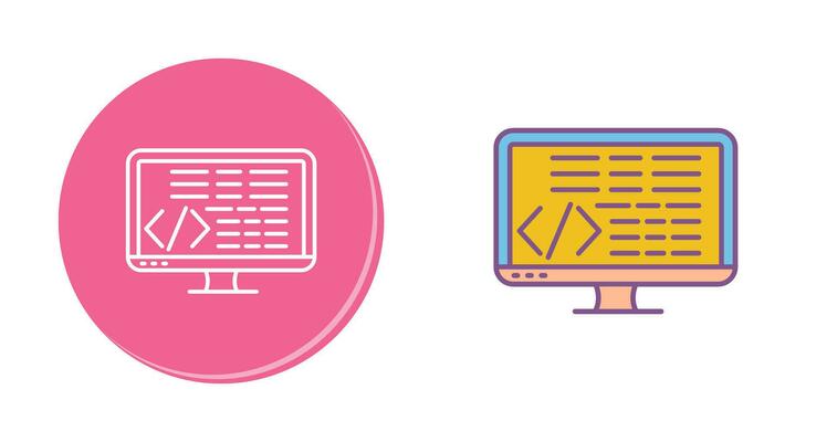 Coding Vector Icon