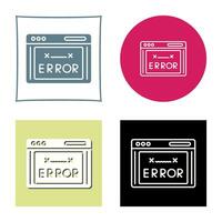 Error Code Vector Icon