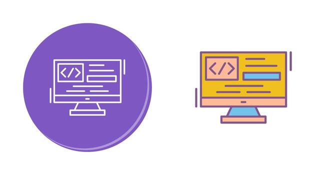 Coding Vector Icon
