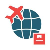 Delivery Vector Glyph Two Color Icon For Personal And Commercial Use.