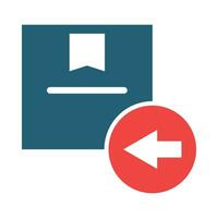 Check In Vector Glyph Two Color Icon For Personal And Commercial Use.