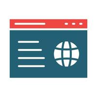 Website Vector Glyph Two Color Icon For Personal And Commercial Use.