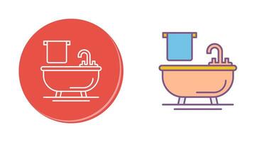 Bathtub Vector Icon