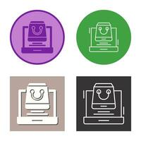 Online Shopping Vector Icon