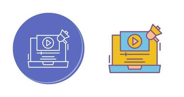 Video Marketing Vector Icon