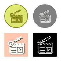 Clapper Board Vector Icon